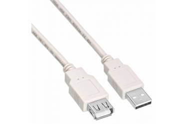 Кабель-удлинитель Buro USB2.0-AM-AF-0,75M USB A(m) USB A(f) 0.75м белый
