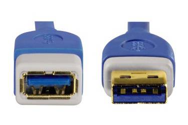 Кабель Hama H-39674 USB 3.0 A-A (m-f) удлинительный 1.8 м экранированный 5 Гбит/с (плохая упаковка)