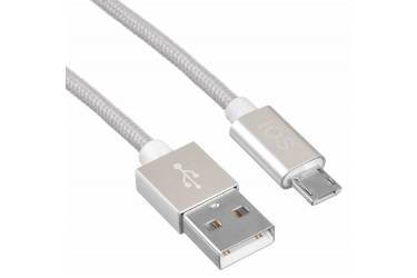Кабель Buro BHP LGHT+MCR microUSB B (m) USB A(m) Lightning (m) 1м белый