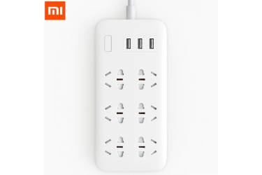 Сетевой фильтр Xiaomi Mi Power Strip (6 розеток + 3 USB) White (CXB6-1QM)