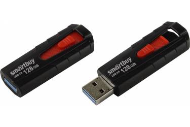 USB флэш-накопитель 128GB SmartBuy IRON Black/Red USB3.0