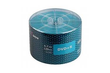 Диск DVD+R Intro 4,7GB 16х Shrink/50