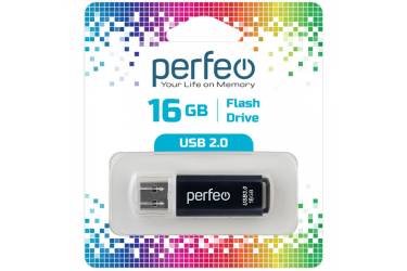 USB флэш-накопитель 16GB Perfeo C13 черный USB2.0