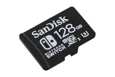 MicroSDXC флэш-накопитель 128GB Class 10 SanDisk UHS-I U3 Nintendo Switch (100/90Mb/s)