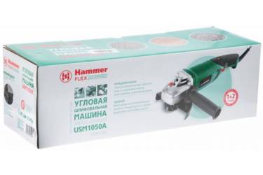 Углошлифовальная машина Hammer Flex USM1050A 1050Вт 11000об/мин рез.шпин.:M14 d=125мм