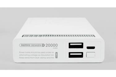 Внешний аккумулятор Remax Revolution RPL-58 20000 mAh (белый)