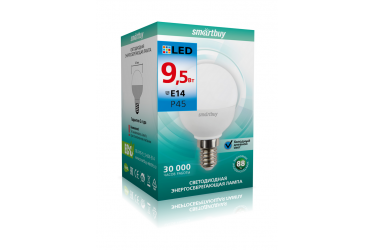 Светодиодная (LED) Лампа Smartbuy-P45-9,5W/6000/E14