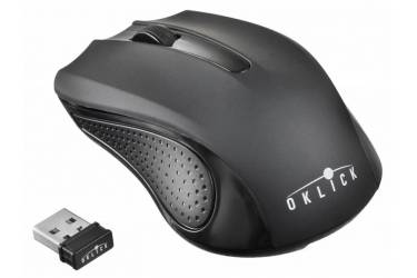 Мышь Oklick 485MW+ черный оптическая (1200dpi) беспроводная USB (2but)