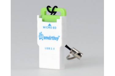 Картридер MicroSD Smartbuy зеленый (SBR-707-G)