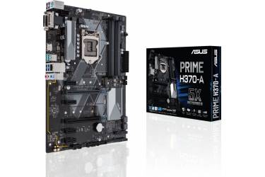 Материнская плата Asus PRIME H370-A Soc-1151v2 Intel H370 4xDDR4 ATX AC`97 8ch(7.1) GbLAN RAID+VGA+DVI+HDMI