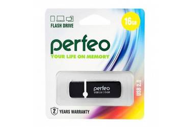 USB флэш-накопитель 16GB Perfeo C07 черный USB2.0
