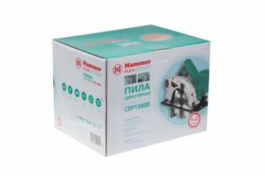 Циркулярная пила (дисковая) Hammer Flex CRP1300D 1300Вт (ручная) (плохая упаковка)