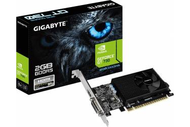 Видеокарта Gigabyte PCI-E GV-N730D5-2GL NV GT730 2048Mb 64b GDDR5 902/5000 DVIx1/H (плохая упаковка)