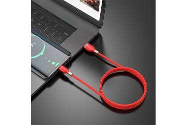 Кабель USB Hoco U92 Gold collar charging data cable for Type C Red