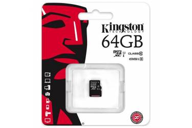 Карта памяти Kingston MicroSDXC 16GB Class 10 UHS-I (45Mb/s)