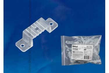 Крепление для ленты Uniel UCC-K14 CLEAR 100 пластик 16х7