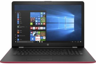 Ноутбук HP 17-ak043ur A6 9220/4Gb/500Gb/DVD-RW/AMD Radeon 520 2Gb/17.3"/HD+ (1600x900)/Windows 10 64/red/WiFi/BT/Cam