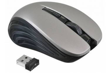 Мышь Оклик 545MW черный/серый оптическая (1600dpi) беспроводная USB (3but)