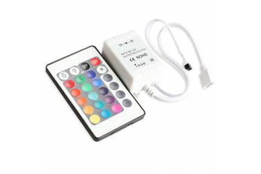 LED RGB controller Smartbuy инфракрасный 24 кнопки, 6А IP20 (SBL-RGB-28)