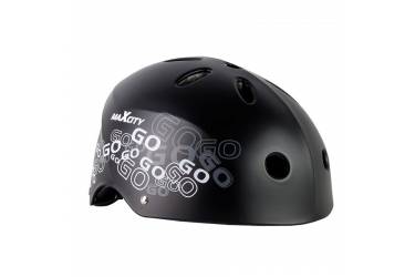 Шлем защитный MaxCity Roller Logo (Черный L)