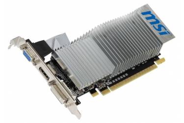 Видеокарта MSI PCI-E N210-TC1GD3H/LP nVidia GeForce 210 512Mb 64bit DDR3 589/500/HDMIx1/CRTx1/HDCP Ret low profile