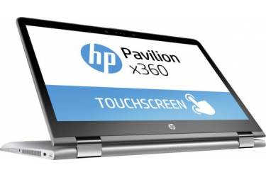 Трансформер HP Pavilion x360 14-ba018ur Core i3 7100U/6Gb/500Gb/SSD128Gb/nVidia GeForce 940MX 2Gb/14"/IPS/Touch/FHD (1920x1080)/Windows 10 64/silver/WiFi/BT/Cam