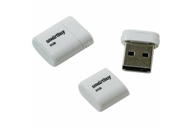 USB флэш-накопитель 8GB SmartBuy Lara белый USB2.0
