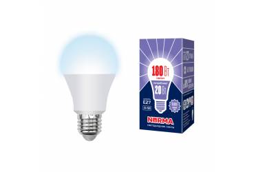 Лампа светодиодная Uniel Norma LED-A65-20W/DW/E27/FR/NR