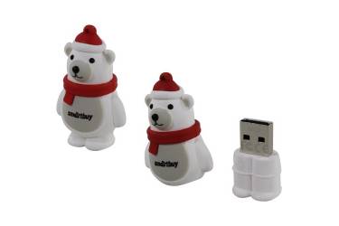 USB флэш-накопитель 32GB SmartBuy Wild series Белый Медведь USB2.0