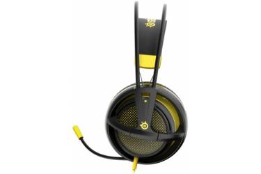 Наушники с микрофоном Steelseries Siberia 200 Proton Yellow желтый/черный 1.8м мониторы оголовье (51138)