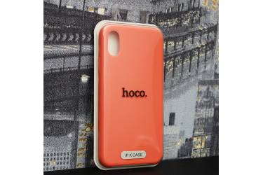 Силиконовый чехол HOCO PURE Series для iPhone X Apricot