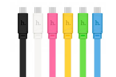 Кабель USB Hoco X5 Type-C Charging Cable Bamboo (1M) Голубой