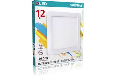 Встраиваемый (LED) светильник DL Smartbuy Sguare-12w/6500K/IP20 _170х10мм (вр.отв.155мм) _квадрат/40