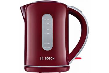Чайник электрический Bosch TWK7604 1.7л. 2200Вт бордовый (корпус: пластик)