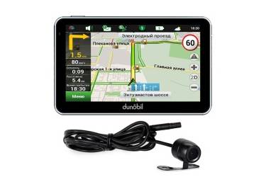 Автомобильный навигатор GPS Dunobil Ultra5.0 5.0" Навител + камера