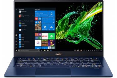 Ультрабук Acer Swift 5 SF514-54GT-77UT Core i7 1065G7/16Gb/SSD1Tb/iOpt32Gb/nVidia GeForce MX250 2Gb/14"/IPS/Touch/FHD (1920x1080)/Windows 10/blue/WiFi/BT/Cam