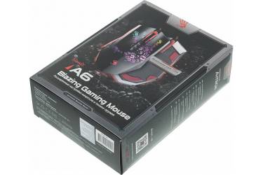 Мышь A4 Bloody A6 Blazing черный оптическая (4000dpi) USB2.0 игровая (8but)