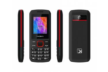 Мобильный телефон teXet TM-126 черный-красный 