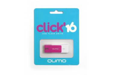 USB флэш-накопитель 16GB Qumo Click фиолетовый USB2.0