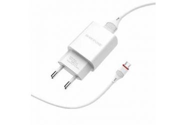 CЗУ Borofone BA20A Sharp single port charger set + Micro White