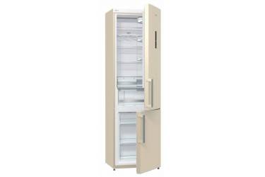 Холодильник Gorenje NRK6201MC-O бежевый/серебристый (двухкамерный)