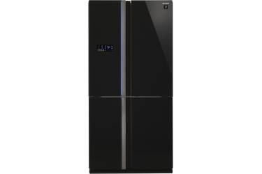 Холодильник Sharp SJ-FS97VBK черное стекло (трехкамерный)