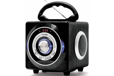 Аудиомагнитола BBK BS03BT черный 3Вт/MP3/FM(dig)/USB/BT/SD