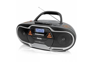 Аудиомагнитола BBK BX518BT черный/серебристый 8Вт/CD/CDRW/MP3/FM(dig)/USB/BT