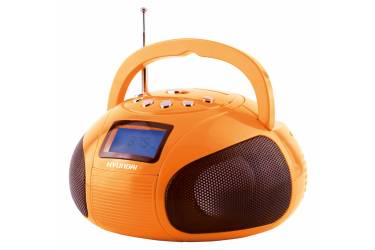 Аудиомагнитола Hyundai H-PAS120 оранжевый 6Вт/MP3/FM(dig)/USB/SD (плохая упаковка)