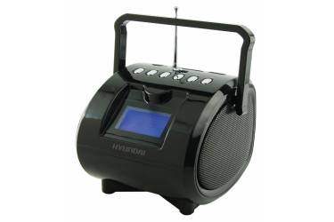 Аудиомагнитола Hyundai H-PAS180 черный 6Вт/MP3/FM(dig)/USB/SD (плохая упаковка)
