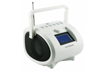 Аудиомагнитола Hyundai H-PAS200 белый 6Вт/MP3/FM(dig)/USB/SD