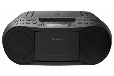 Аудиомагнитола Sony CFD-S70 черный 3.4Вт/CD/CDRW/MP3/FM(dig)