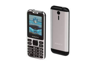 Мобильный телефон Maxvi X11 metallic silver