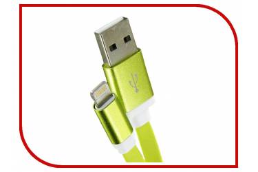 Кабель USB Krutoff Lightning U2-120i Strong (1,2m) зеленый